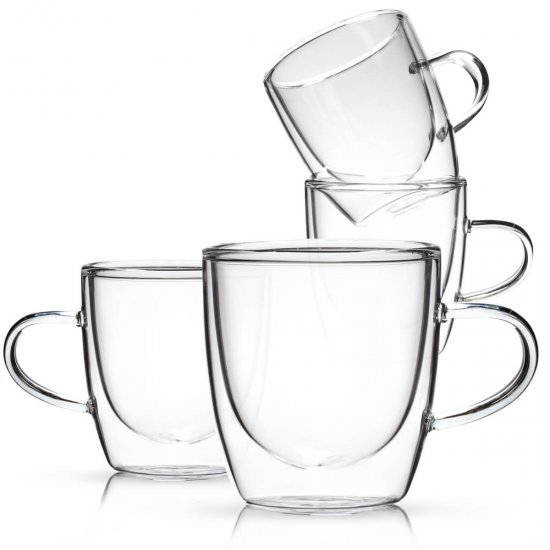 5 oz Double Walled Glass with Handle