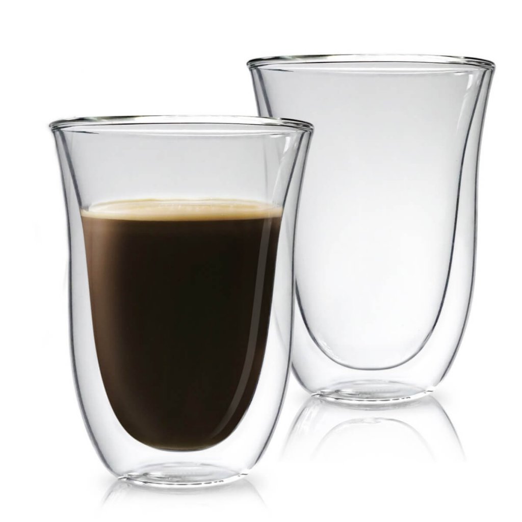 Double Walled Latte Glasses, 7.5oz Kitchables